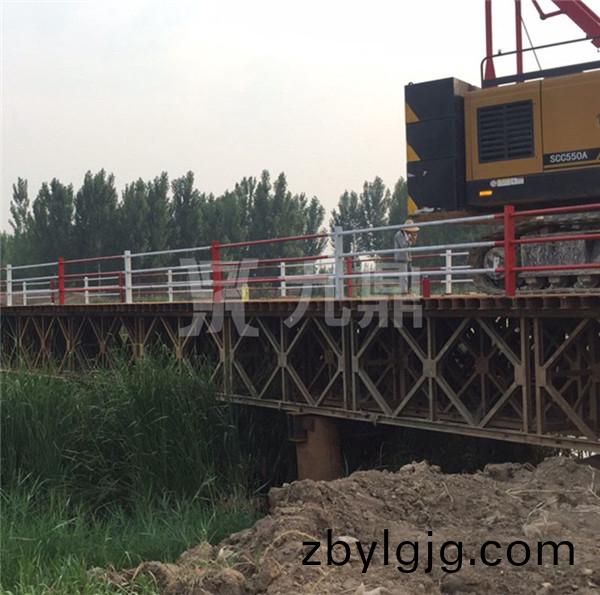 鋼便橋可進行重復組裝和循環使用